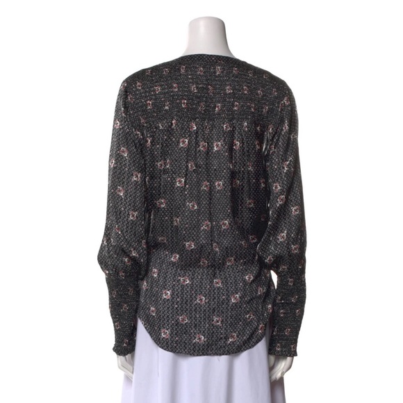 Veronica Beard Maree Silk Floral Blouse - Picture 4 of 10